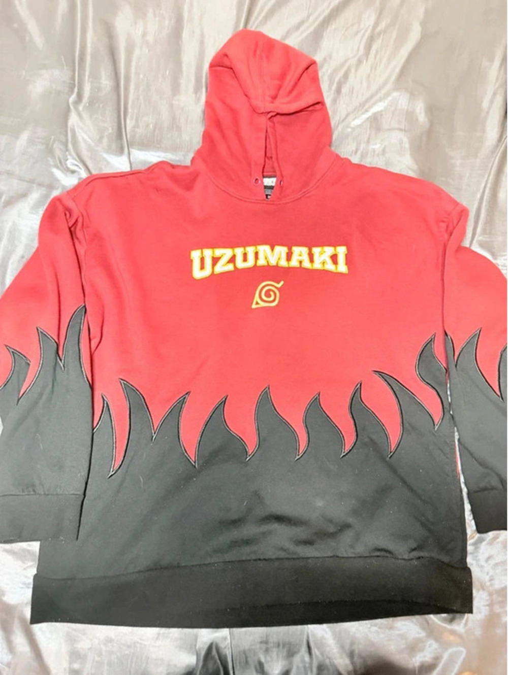 Naruto Shippuden Uzumaki Flame Hoodie (BoxLunch) - Size 2XL